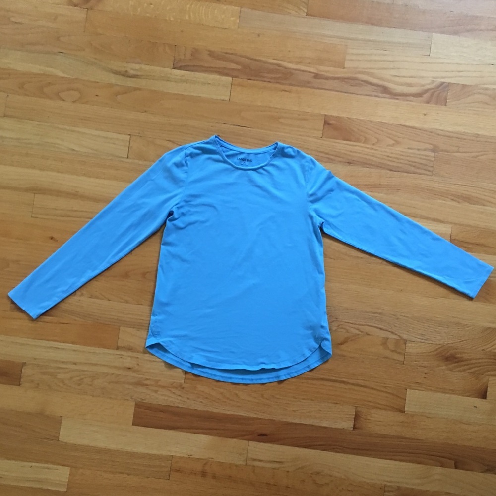 Lands’ End girl’s shirt; Size: M (10-12)